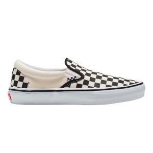 VANS ヴァンズ VANS SKATE SLIP-ON スリッポン CHECKERBOARD BLACK/OFF スケートボード スケボー シューズ