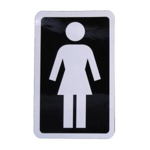 GIRL ガール OG STICKER 3” (WHITE/BLACK) スケートボード スケボー ステッカー シール