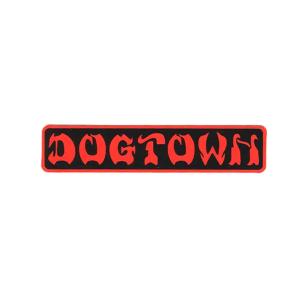 DOGTOWN ドッグタウン BAR LOGO STICKER 4” ( RED/BLACK ) ステッカー