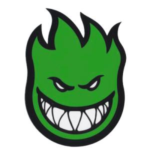 SPITFIRE スピットファイア FIREBALL (XS) GREEN スケートボード スケボー ステッカー シール