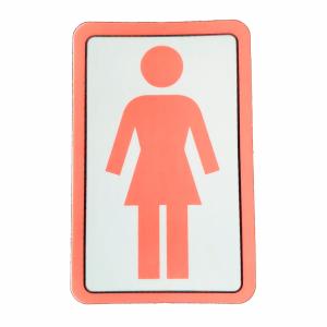 GIRL ガール OG STICKER 3” (WHITE/PINK) スケートボード スケボー ステッカー シール