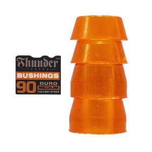 THUNDER サンダー ブッシュゴム 90A CLEAR ORANGE スケートボード スケボー ブッシュゴム ピボット メンテナンス