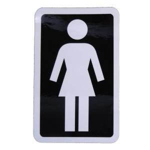 GIRL ガール OG STICKER 6” (WHITE/BLACK) スケートボード スケボー ステッカー シール