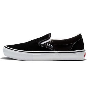 VANS ヴァンズ VANS SKATE SLIP-ON (スリッポン) BLACK/WHITE スケートボード スケボー シューズ スケシュー スニーカー 靴 メンズ メンズ シューズ スケボー