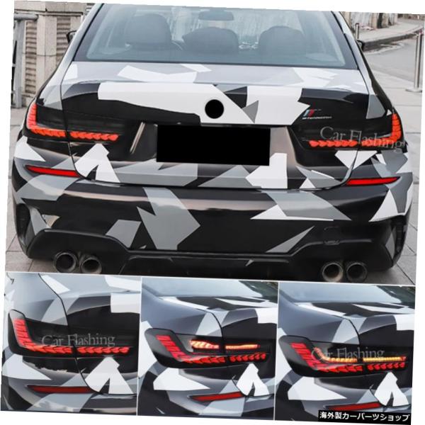 1セットカーLEDテールライトテールライトBMWG20G28 330i 340i 2019 2020...