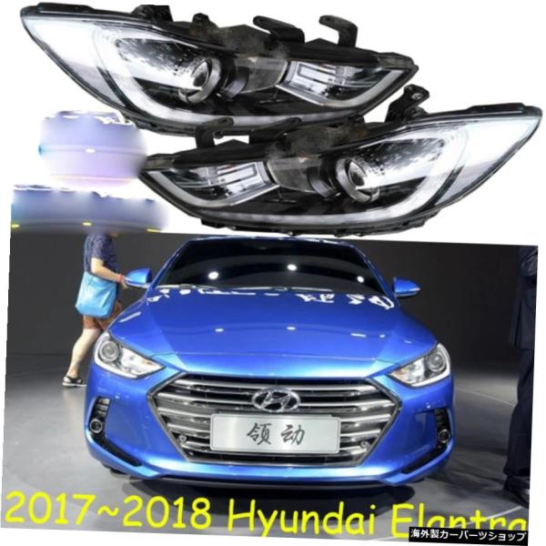 1pcs HID、2017?2018、カースタイリング、エラントラヘッドライト、Solaris、アク...