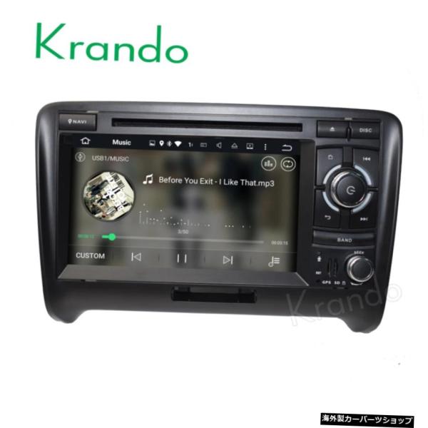KrandoAndroid8.1カーラジオgpsdvdプレーヤーforauditt2006-2014...