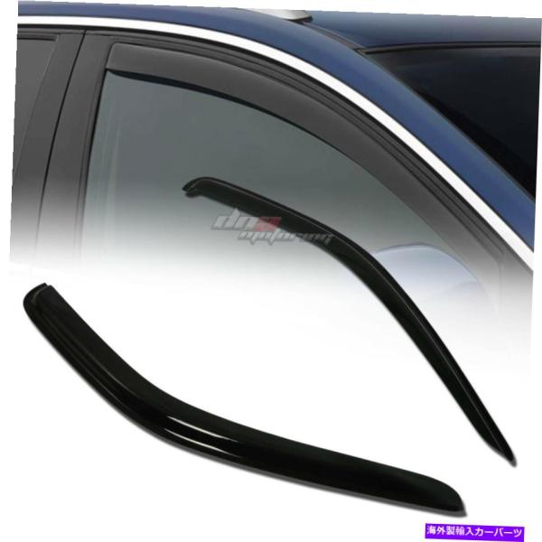 バグシールド 05-10ダコタextキャブスモークチントウィンドウバイザーシェード/ベント風/雨の脱...