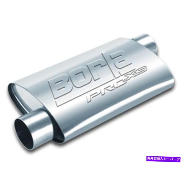 マフラー Borla Muffler Pro XS 2 &quot;オフセットインレット/2&quot;オフセットアウト...