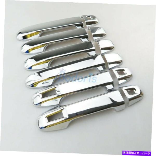 クロームカバー トヨタボクシーノーアR80 2014-2018ドアハンドルカバースマートホールグラブ...