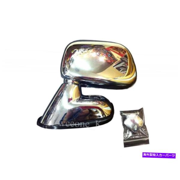 USミラー （RHD）トヨタハイラックスピックアップタイガーMK4 2003-2004のクロムサイド...