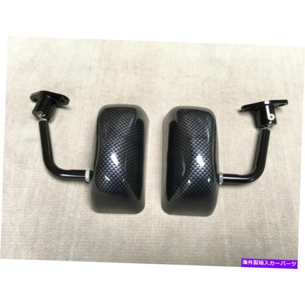USミラー F3カーボンルックレースサイドフェンダーミラーシビックアコードCRX RSX NSX S...