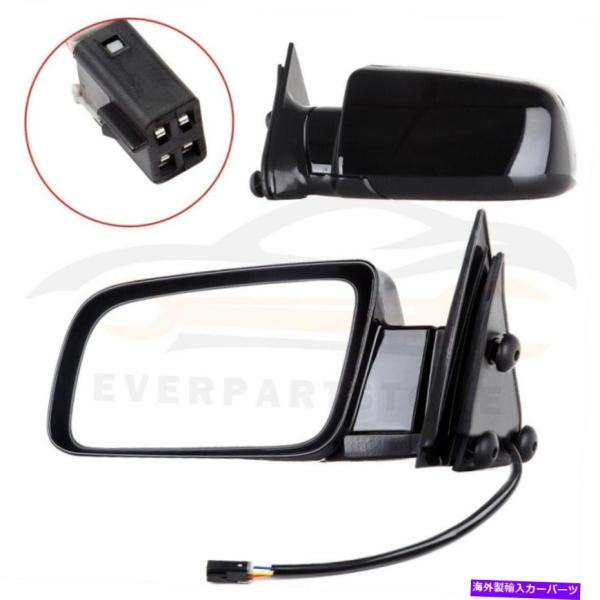 USミラー シボレーC/K 1500 GMCユーコンピックアップLH RHのペアパワーサイドビュード...