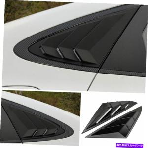trim panel サイドウィンドウルーバーシャ??ッターカバーカバートリムマットブラックヒュンダイソナタ2020-2022 Side Window Louver Shutter Cover