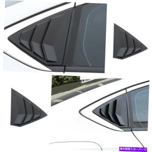 trim panel サイドウィンドウルーバーシャ??ッターカバービュイックリーガル2017-2020のためのトリムマットブラック2PC Side Window Louver Shutter