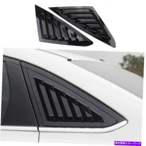 trim panel ブラックサイドウィンドウルーバーシャ??ッターカバートリムフォードフォーカスセダン2012-2018 Black Side Window Louver Shutter Cove