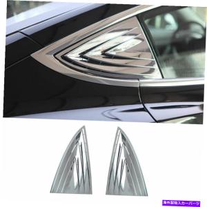 trim panel ABSクロムサイドウィンドウルーバーシャ??ッターカバートリムテスラモデル3 2017-2021 ABS Chrome Side Window Louver Shutter Cover Tr