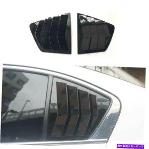 trim panel グロスブラックサイドウィンドウルーバーシャ??ッターカバートリムホンダアコード2014-2017 Gloss Black Side Window Louver Shutter Co