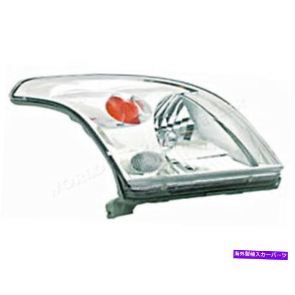 USヘッドライト 手動ヘッドライトフロントランプ左フィットトヨタランドクルーザープラドFJ120 2...