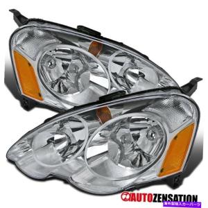 USヘッドライト 2002-2004 Acura RSX DC5クリアヘッドライトランプ左+