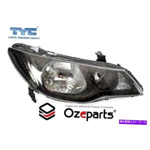 USヘッドライト 06-11ホンダシビックFA / FD 4DR用のペアクローム