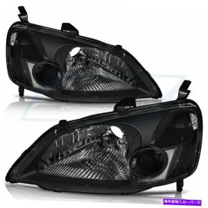 USヘッドライト 06-11ホンダシビックFA / FD 4DR用のペアクローム