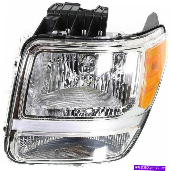 USヘッドライト 2007年から2011年のドッジニトロの運転手側のヘッドライトW /電球 Head...