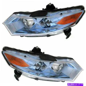 USヘッドライト 新規セット2ハロゲンヘッドランプアセンブリの
