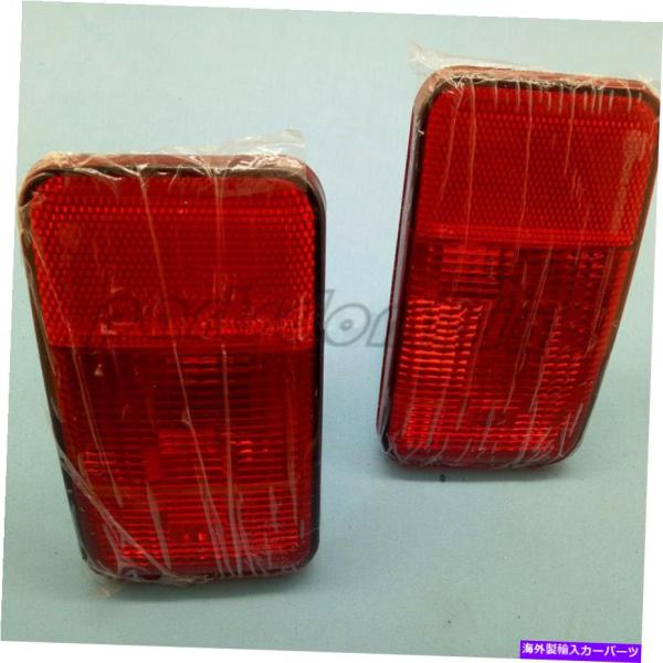 USテールライト 新しいペア左右テールリアバンパーフォグランプライトフィットジープラングラー07-1...