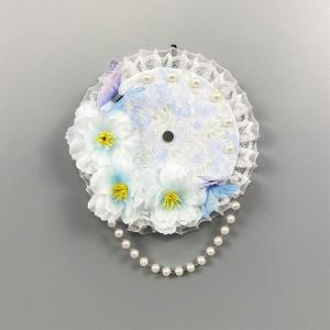 缶バッジロゼット 花 蝶 レース グッズ かわ...の詳細画像2