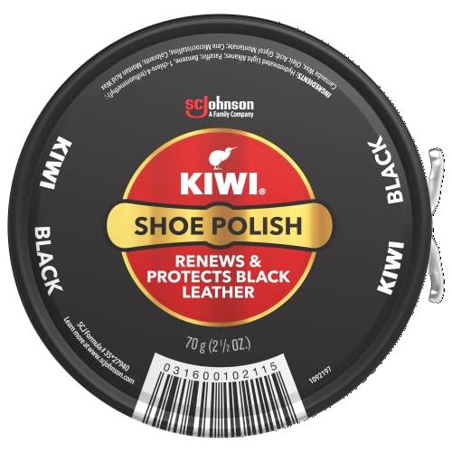 【並行輸入品】キィウイ 靴クリーム 大缶 黒色 Kiwi Polish Paste Black, 2...