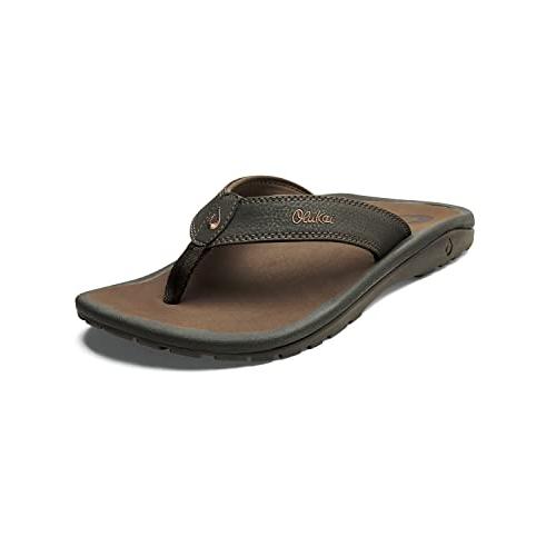 【並行輸入品】Olukai Men's Ohana Sandals Dark Java/Ray Si...
