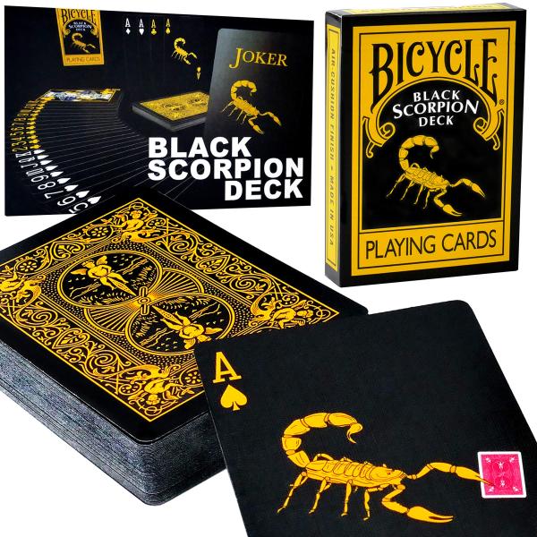【並行輸入品】Magic Makers Black Scorpion Card Deck   Gaf...