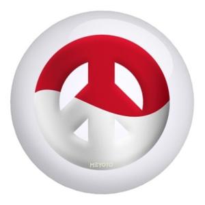 【並行輸入品】インドネシアメヨト国旗ボーリングボール Indonesia Meyoto Flag Bowling Ball (8lbs)