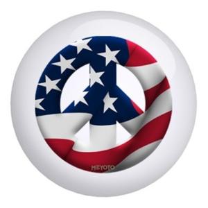 【並行輸入品】USA メヨト国旗 ボーリングボール (15ポンド) Bowlerstore Products USA Meyoto Flag B