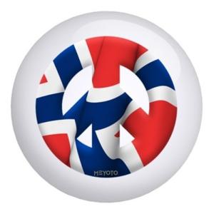 【並行輸入品】ノルウェーメヨト国旗ボーリングボール Bowlerstore Products Norway Meyoto Flag Bowlin
