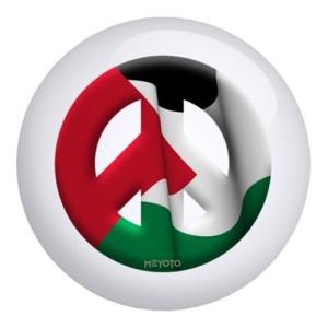 【並行輸入品】パレスチナメヨト国旗ボーリングボール Bowlerstore Products Palestine Meyoto Flag Bow