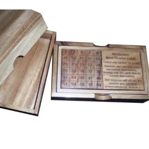 【並行輸入品】Creative Crafthouse Mysterious Mind Reader Cards in Wood Box wit