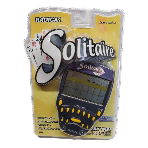 【並行輸入品】Radica Large Screen Solitaire Handheld Lcd ...