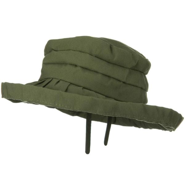 【並行輸入品】Woman &apos;sリボン3?Inch Brimプリーツクラウン帽子? ?グリーン Jea...