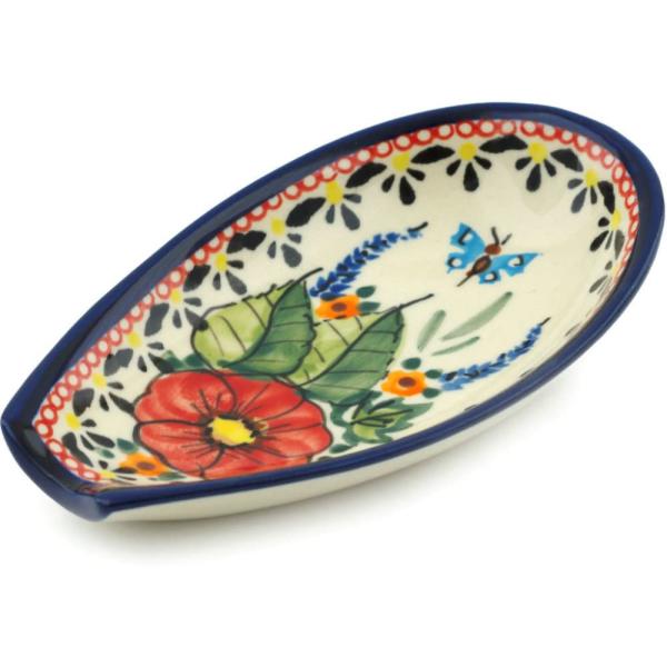 【並行輸入品】Polish Pottery Spoon Rest From Zaklady Cera...