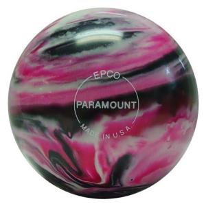 【並行輸入品】Paramount Marbleized Candlepin Bowling ball マゼンタ/ブラック/ホワイト Bowler