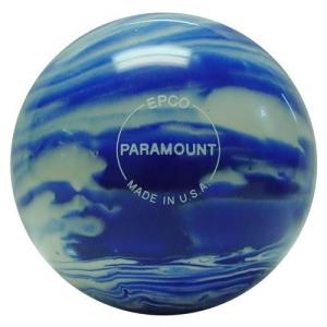 【並行輸入品】Paramount Marbleized Candlepin Bowling ball ブルー/ホワイト Bowlerstore