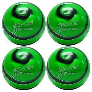 【並行輸入品】EPCO Candlepin Bowling ball Comet Proゴム グリーン、ブラック&ホワイト4つボール Bu