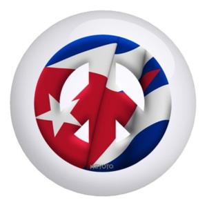 【並行輸入品】キューバメヨト国旗ボーリングボール Bowlerstore Products Cuban Meyoto Flag Bowling
