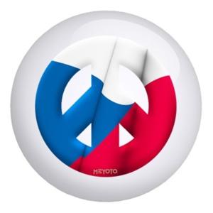 【並行輸入品】Bowlerstore Products Czechoslovakia Rebublic Meyoto旗ボーリングボール(16ポン