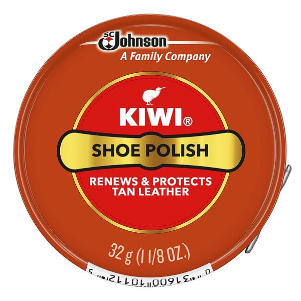 【並行輸入品】Kiwi 10112 1 1/8 Oz Tan Shoe Polish
