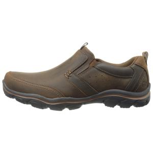 【並行輸入品】Skechers USA Men's Montz Devent Slip On Loafer,Dark Brown,10 M US