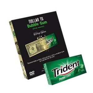 【並行輸入品】Twister Magic Dollar to Bubble Gum (Trident) Trick