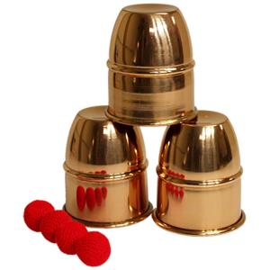 【並行輸入品】プレミアムマジックコンボカップ&ボール(銅)トリック Premium Magic Combo Cups & Balls (Copp